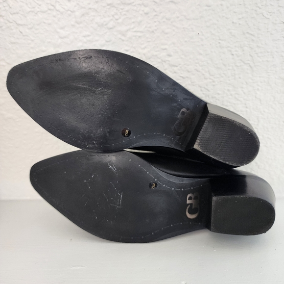 Gianni Bini "Let's Dance" black ankle western bootie shoe - Picture 6 of 6